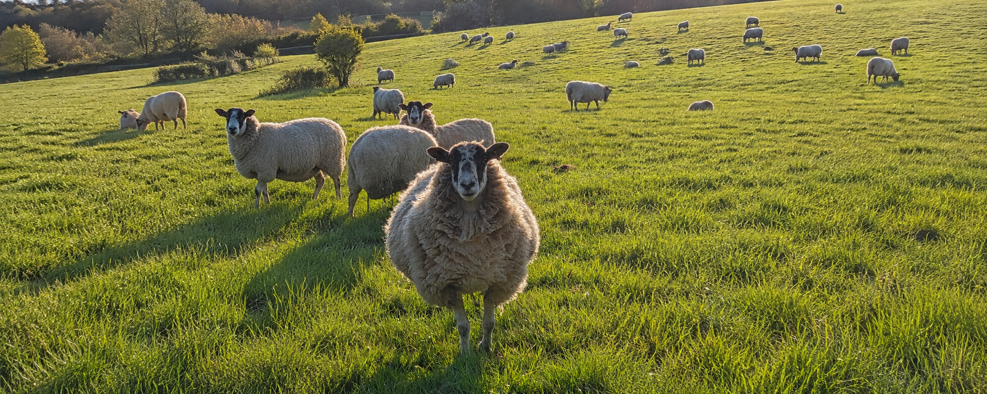 A flock of sheep in a field, standing in for the shared bias a well-curated team is built to catch